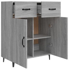 vidaXL Ντουλάπι Γκρι Sonoma 69,5 x 34 x 90 εκ. από Επεξεργασμένο Ξύλο
