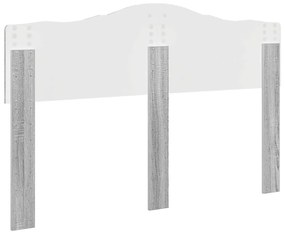 vidaXL Κεφαλάρι Γκρίζο Σονομα 160 cm Επεξεργασμένο ξύλο