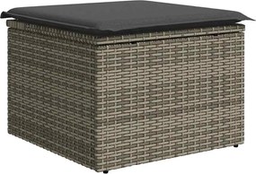 vidaXL Σετ Καναπέ Κήπου με μαξιλάρι 8 pcs Γκρι