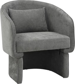 Πολυθρόνα Playmob ύφασμα σε γκρι απόχρωση 69x65x79εκ 69x65x79 εκ.