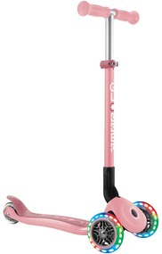 Globber Scooter Primo Foldable Lights Pastel Pink