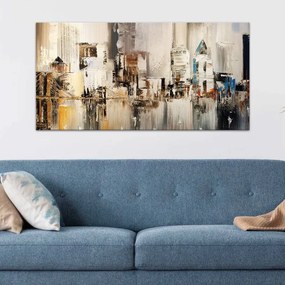 Πίνακας σε καμβά &quot;City&quot; Megapap ψηφιακής εκτύπωσης 140x70x3εκ.