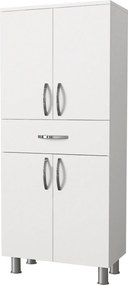 Ντουλάπι Μπάνιου - Arizona - Χρώμα Λευκό - 59,4x31,5x140εκ