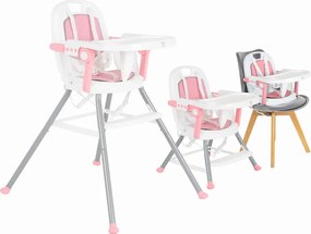 High chair 3 in 1 Amaretti pink