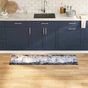 vidaXL Χαλί Κουζίνας Other Χοντρό τσιμέντο 45 x 150 cm Βελούδο