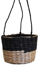 Καλάθι Κρεμαστό 00.06.67277 13x10cm Natural-Black Αλουμίνιο,Πέτρα