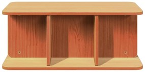 vidaXL Τραπεζάκι σαλονιού Κερωτό καφέ 80 x 39,5 x 33,5 εκ