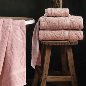 Πετσέτα Χεριών (30x50) Nef-Nef Homeware Premium Louiza Pink 550gsm