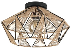 Φωτιστικό Οροφής Eglo 43775 ADWICKLE Μαύρο Ματ (Black Mat)