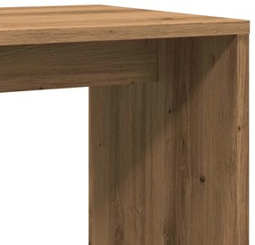 Side Table Artisan Oak 59x36x38 cm Κατασκευασμένο ξύλο - Καφέ