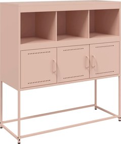 vidaXL Ντουλάπι Ροζ 100,5x39x107 εκ. Ατσάλινο