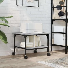 vidaXL Βάση Εκτυπωτή 2 Επιπέδων Γκρι Sonoma 50x40x38 εκ Επεξ. Ξύλο