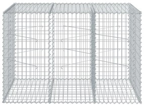 vidaXL Συρματοκιβώτιο με Κάλυμμα 150x100x100εκ από Γαλβανισμένο Χάλυβα