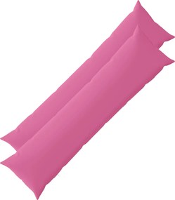 vidaXL Κάλυμμα Μαξιλαριού 2 pcs HEERLEN Ροζ 40 x 145 εκ. Πολυεστέρας