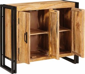 vidaXL Πλαϊνό γραφείο Καφέ 80 x 33 x 70 εκ. Μασίφ ξύλο μάνγκο