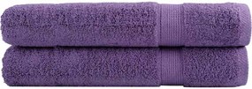 vidaXL Πετσέτες Σάουνας SOLUND 2 Τεμ. Μοβ 80x200 εκ. 600 γρ/μ²