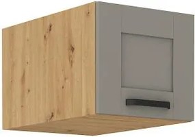 Κρεμαστό ντουλάπι Nelor 40 NAGU 36 1F-Γκρι σπέσιαλ - Φυσικό