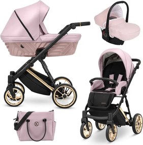 Πολυκαρότσι Kunert - Ivento 3 σε 1 - Eco Metallic Pinl - Gold Σκελετός