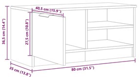 ΝΤΟΥΛΑΠΙ ΤΗΛΕΟΡΑΣΗΣ  ΠΑΛΙΟ ΞΥΛΟ 80X35X36,5CM ΚΑΤΑΣΚΕΥΑΣΜΕΝΟ ΞΥΛΟ 856854