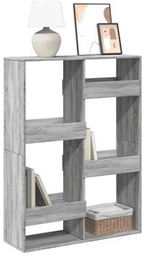 vidaXL Βιβλιοθήκη Γκρι Sonoma 100x33x135 εκ. από Επεξεργασμένο Ξύλο