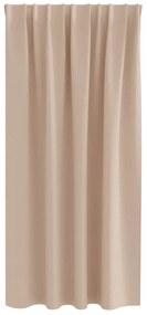 vidaXL Κουρτίνες με κουρτίνες 2 pcs Taupe Πολυεστέρας