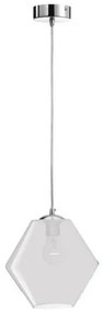 Κρεμαστό Φωτιστικό Οροφής Φ23cm E27 60W Γυαλί Luma Lighting-114-01022-04-transparent-Διάφανο 114-01022-04-transparent