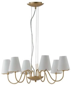 Φωτιστικό Οροφής I-Canto/6 Gold Luce Ambiente Design Μέταλλο,Γυαλί