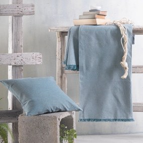 Ριχτάρι Hatton Blue Ρυθμός Πολυθρόνα 160x180cm Cotton-Polyester
