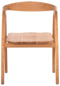 ΠΟΛΥΘΡΟΝΑ DEUS NEW  ΞΥΛΟ TEAK ΣΕ ΦΥΣΙΚΟ 54x54,5x78,5Υεκ.