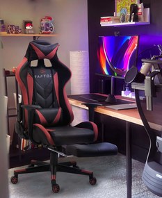Καρέκλα Gaming Raptor Stellar-Κόκκινο