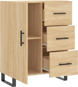 vidaXL Ντουλάπι Sonoma Δρυς 69,5 x 34 x 90 εκ. από Επεξεργασμένο Ξύλο
