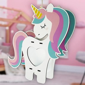 Unicorn MDF παιδικό φωτιστικό οροφής (41597) Ango