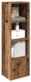 Βιβλιοθήκη Όψη Παλαιού Ξύλου 31x24x102 εκ. Επεξεργασμένο Ξύλο