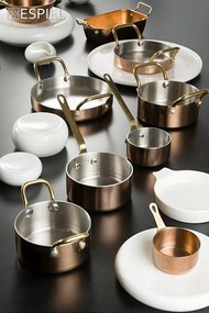 SHINY COPPER ΜΠΩΛ ΣΕΡΒΙΡΙΣΜΑΤΟΣ ΟΡΘ. ΜΕ 2 ΛΑΒΕΣ SS18/10 16Χ10Χ4,5ΕΚ.