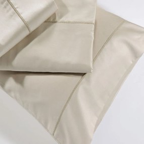Παπλωματοθήκη S250/3 Σετ 2τμχ Sand Down Town Μονό 175x245cm 100% Βαμβακοσατέν