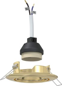 vidaXL Σποτ 24 pcs Χρυσό 9 x 9 x 2.5 εκ. Μέταλλο