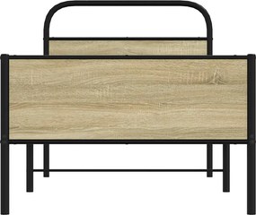 vidaXL Πλαίσιο Κρεβατιού Χωρ. Στρώμα Sonoma Δρυς 80x200εκ Επεξ. Ξύλο
