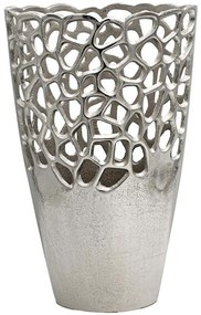 Βάζο 934-225-048 24x14x39cm Silver Αλουμίνιο