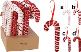 Χριστουγεννιάτικο Στολίδι Μπαστουνάκι 52cm σε 4 σχέδια 174848 (d)