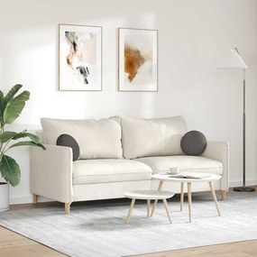 vidaXL Μαξιλάρια καθισμάτων 2 pcs Σκούρο Γκρι Ø30 x 13 εκ