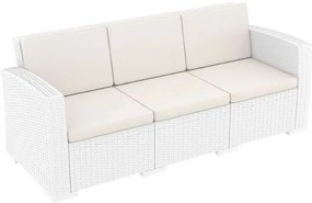 MONACO WHITE 3ΘΕΣ.ΚΑΝΑΠΕΣ ΜΕ ΜΑΞ. ΠΟΛ/ΝΙΟΥ