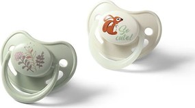 Πιπίλα Σιλικόνης Ανατομική 6+ (Σετ 2τμχ) BabyOno So Cute BN1670/02