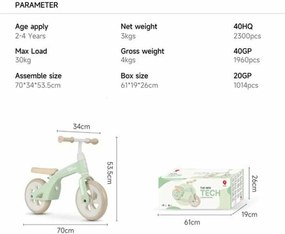 Παιδικό ποδήλατο Ociotrends Mingt 10"