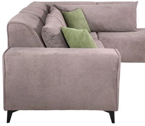 Γωνιακός Καναπές Legend Fylliana Δεξιά γωνία Καφέ Ύφασμα 272x197x80εκ 272x197x80 εκ.