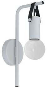 Φωτιστικό Τοίχου - Απλίκα Apricale 98283 Grey-Black Eglo Metal, Leather