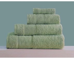 Makis Tselios Home Σετ Πετσέτες 4τμχ Lillie No6 Χακί Βάρους 500gr/m²