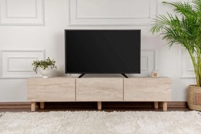 Έπιπλο Τηλεόρασης Τραβερτίνη BACLAS 180x31.4x42