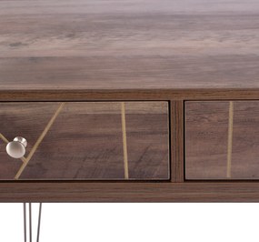 ΚΟΝΣΟΛΑ KAITLYN HM8653 ΚΑΡΥΔΙ ΜΕ ΧΡΥΣΟ 120x55x79,5Y εκ.