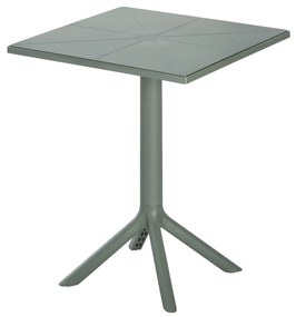 ΤΡΑΠΕΖΙ ΠΟΛΥΠΡΟΠΥΛΕΝΙΟΥ ΤΕΤΡΑΓΩΝΟ TERRIN HM6125.15 DARK OLIVE 60x60x75Υεκ.