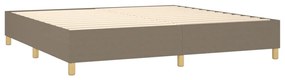 ΚΡΕΒΑΤΙ BOXSPRING ΜΕ ΣΤΡΩΜΑ TAUPE 200X200 ΕΚ. ΥΦΑΣΜΑΤΙΝΟ 3132341